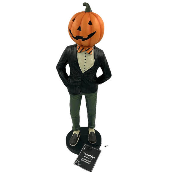 Martha Stewart Dapper Jack Halloween Statue Seasonal Decor 18 Inch Tall NWT - Picture 1 of 9